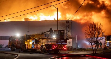 photo by Los Angeles Fire Department