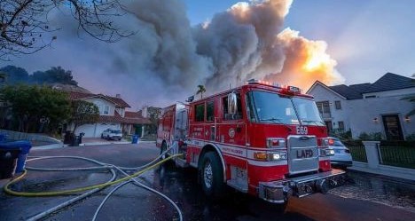 photo by Los Angeles Fire Department